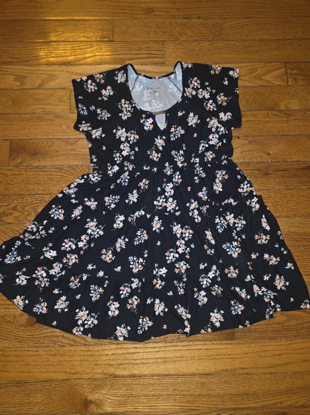 louisa chiffon dress Ivory / SM Color:Smokey Blue Hidden side zip closure April26 Wish-Bone Red Wine Vinaigrette